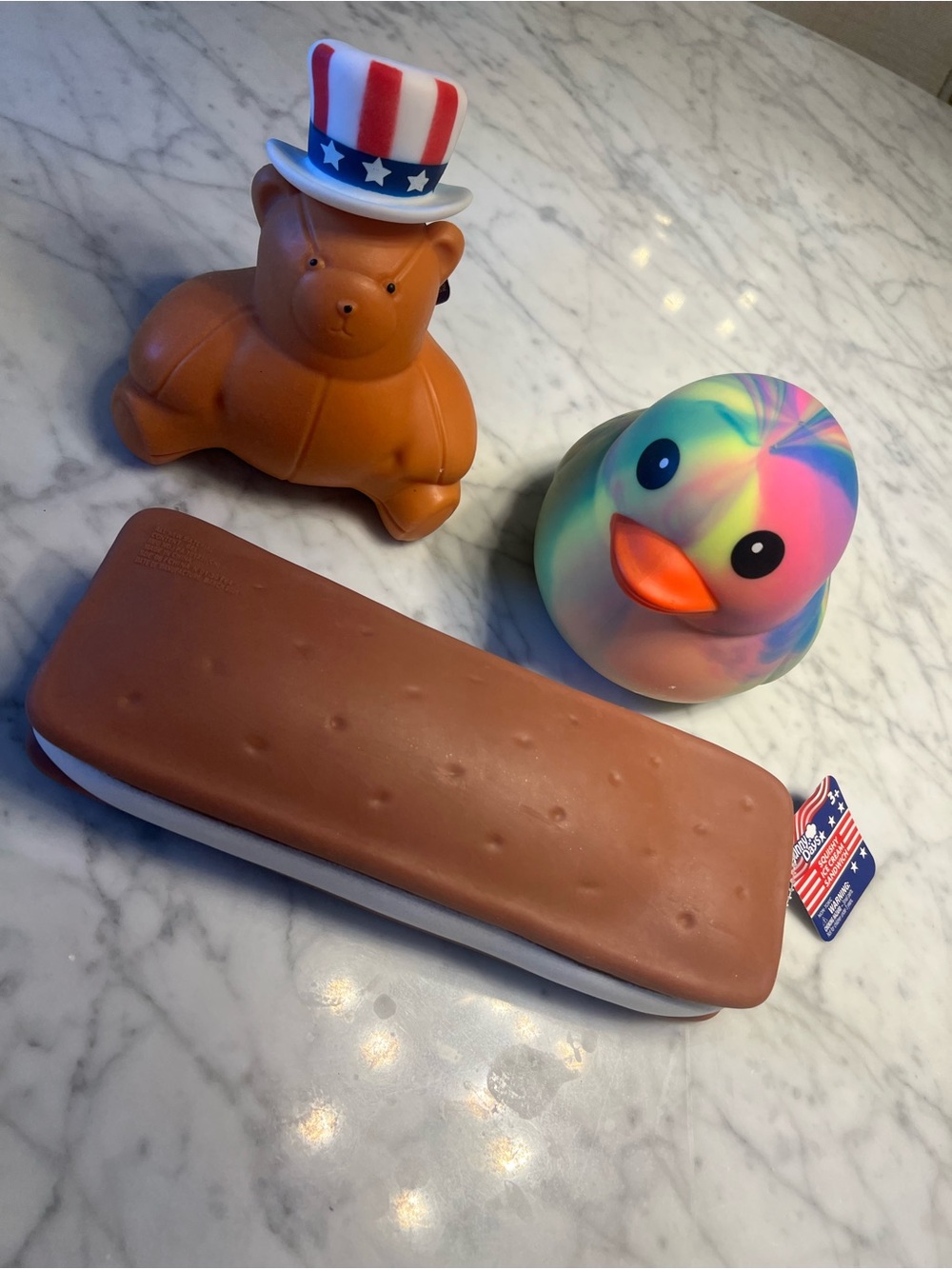 VIRAL TikTok Sunny Days squishy’s Duck, Bear and Ice Cream Sandwich